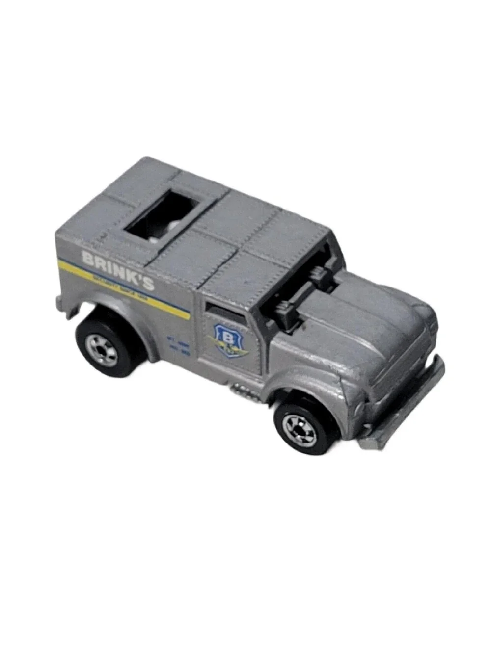 Vintage 1970 Hot Wheels Funny Money BRINK’S Security Armored Truck Toy Hong Kong